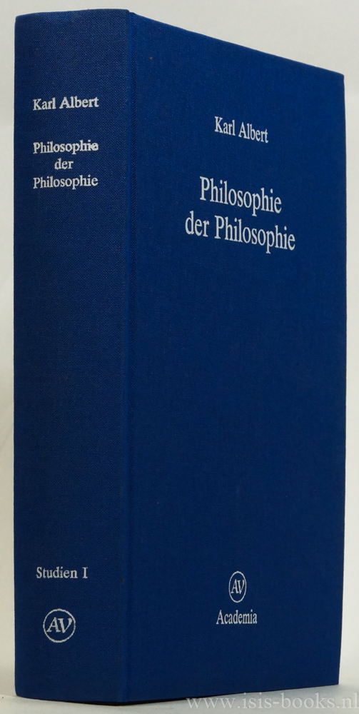 ALBERT, H. - Philosophie der Philosophie.