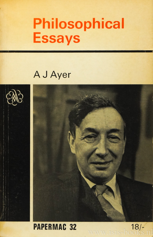 AYER, A.J. - Philosophical essays.