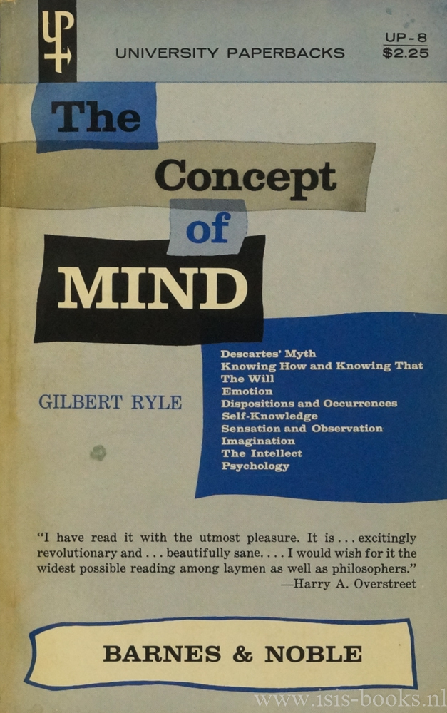 RYLE, G. - The concept of mind.