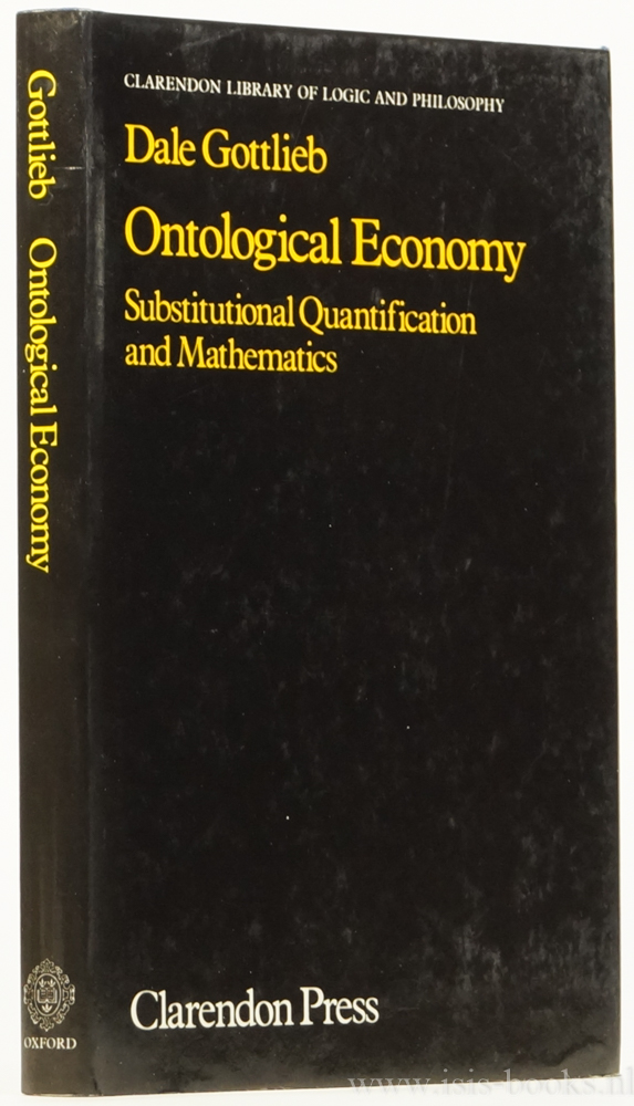GOTTLIEB, D. - Ontological economy: substitutional quantification and mathematics.