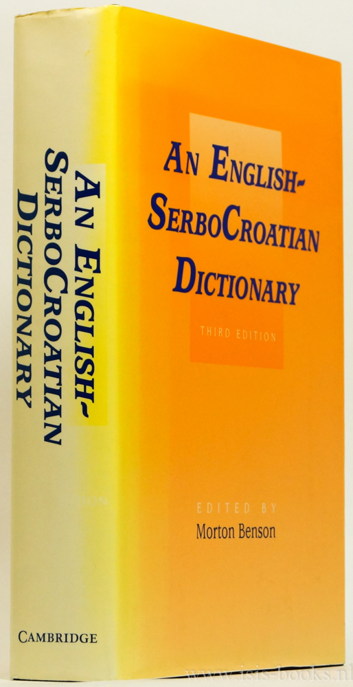 BENSON, M. - An English-Serbocroatian dictionary. Englesko-Srpskohrvatski recnik.