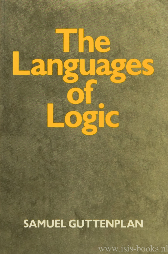 GUTTENPLAN, S. - The languages of logic. An introduction to formal logic.