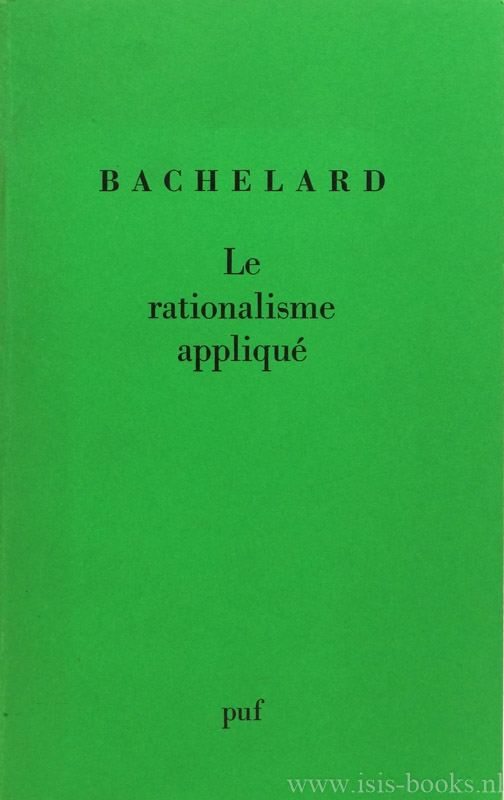 BACHELARD, G. - Le rationalisme appliqu.