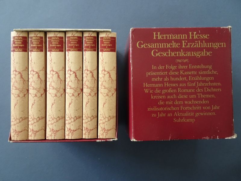 Hesse, Hermann - Gesammelte Erzhlungen. Geschenkausgabe. Zusammengestellt von Volker Michels. (6 Bnden).