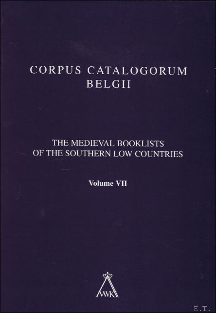 A. DEROLEZ/ B. VICTOR (eds.) - medieval booklists of the Southern Low Countries. Vol. II. Provinces of Liege, Luxemburg and Namur.