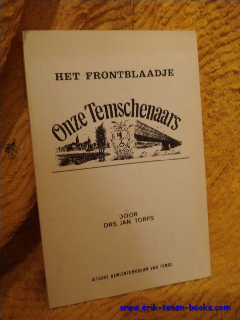 TORFS, Jan; - frontblaadje 