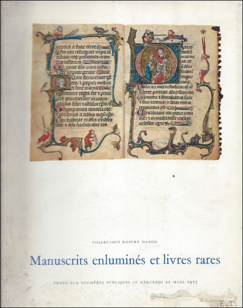 N/A; - MANUSCRITS ENLUMINES ET LIVRES RARES, COLLECTION ROBERT DANON,