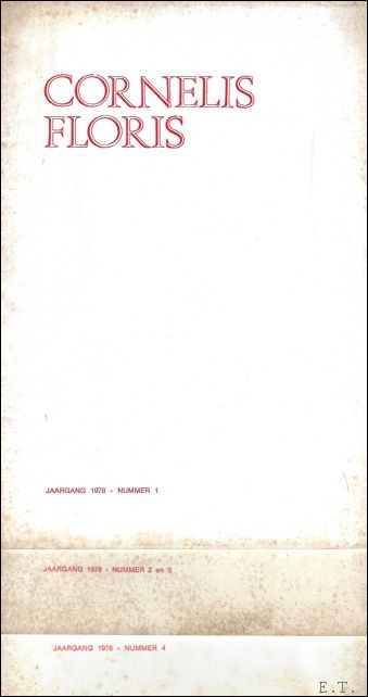 N/A. - CORNELIS FLORIS. Jaarboek 1976 ***3 delen