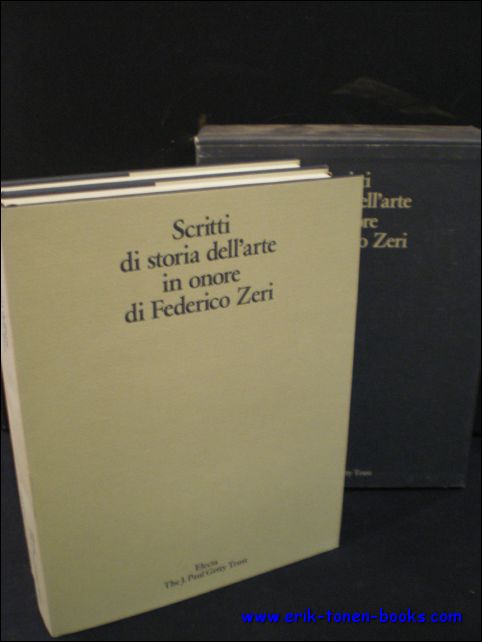 N/A. - SCRITTI DI STORIA DELL'ARTE IN ONORE DI FEDERICO ZERI,.