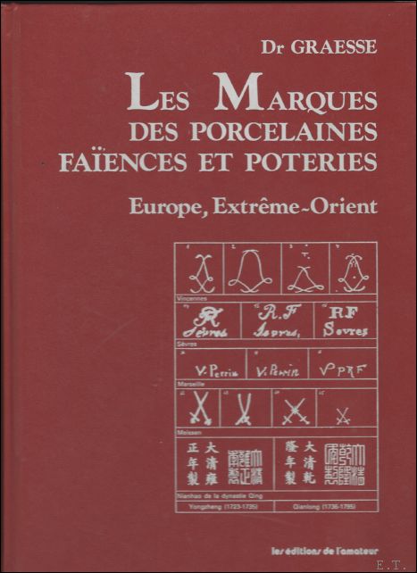 De Johann Graesse, E. Jaennicke - marques des porcelaines, faiences et poteries : Europe, Extreme-Orient