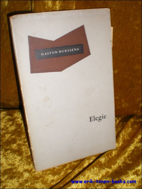 BURSSENS, Gaston; - ELEGIE,