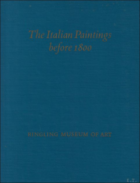 TOMORY, Peter. - catalogue of THE ITALIAN PAINTINGS BEFORE 1800