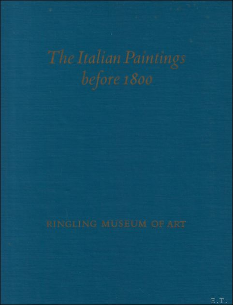 TOMORY, Peter. - catalogue of THE ITALIAN PAINTINGS BEFORE 1800
