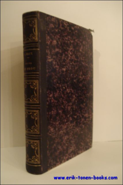 BAUX, Jules; - HISTOIRE DE L'EGLISE DE BROU,
