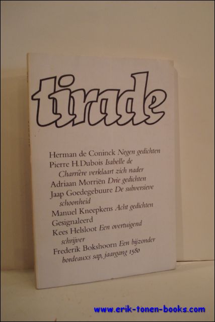 N/A; - TIRADE JANUARI 1980 - JAARGANG 24,