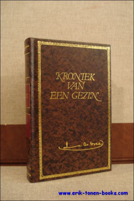 DE VREE, Paul; - KRONIEK VAN EEN GEZIN,