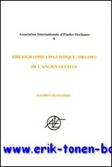 N/A; - Bibliographie linguistique (1983-1997) de l'ancien occitan,