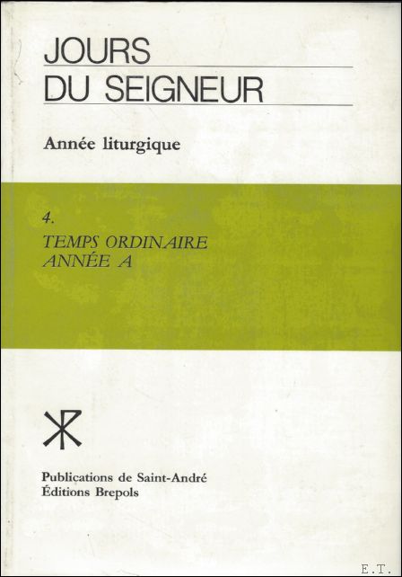 R. Gantoy; - Jours du Seigneur. Tome VI. Temps Ordinaire C,