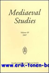N/A; - Mediaeval Studies 69 (2007),