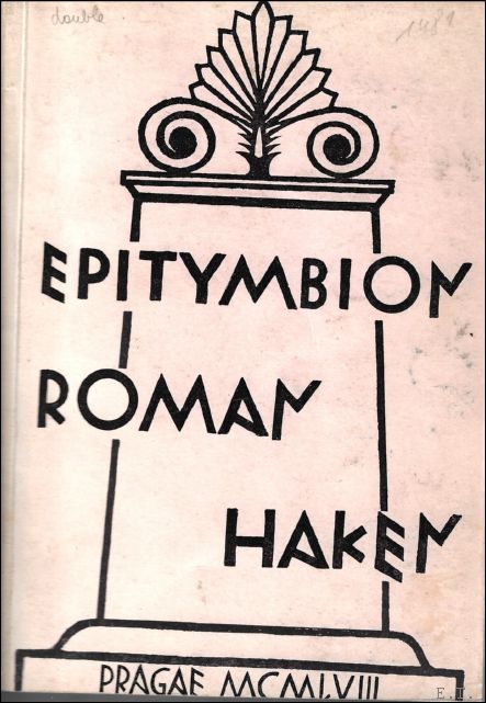 N/A. - EPITYMBION ROMAN HAKEN.