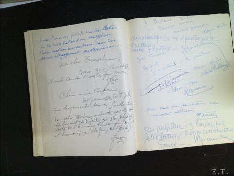 Galerie De Beiaard - Eecken, Aanwezigheids- en bedank- album/ tentoonstellingen van Eecken