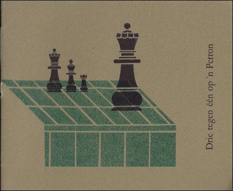 Gerard den Brabander, Jac. van Hattum, Ed. Hoornik - E. du Perron. - Drie tegen een op 'n Perron.