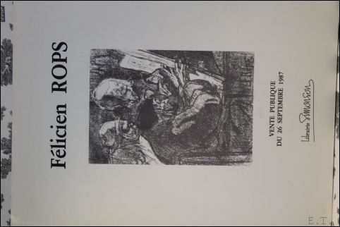 Librairie Simonson - Felicien Rops. Vente Publique du 26 septembre 1987