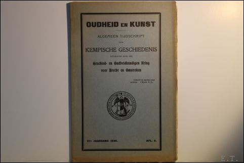 Diverse Auteurs - Oudheid en kunst. Algemeen tijdschrift voor Kempische geschiedenis. Brecht. jaargang 27