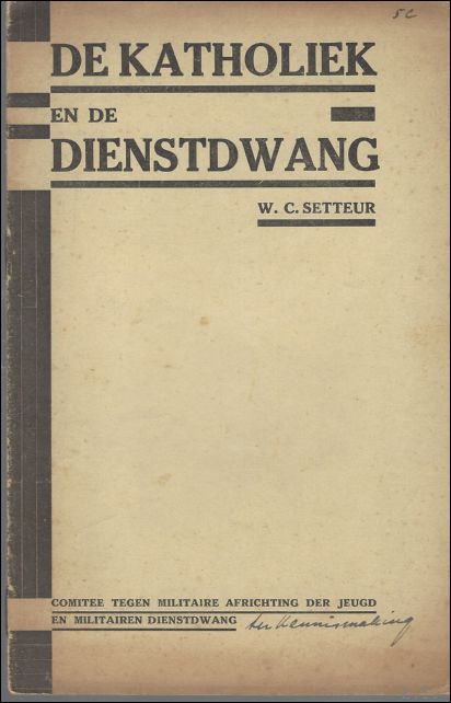 Setteur. W.C. - katholiek en de dienstdwang
