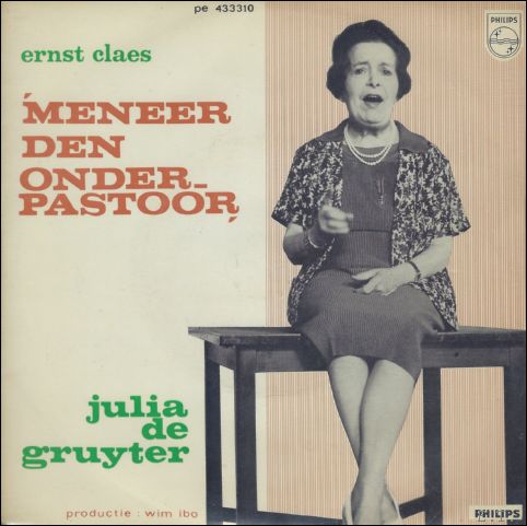 Ernest Claes. / Julia de Gruyter - Meneer den onderpastoor, single, Ernest Claes