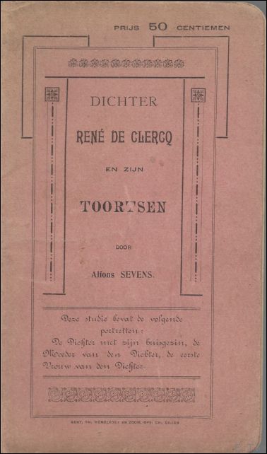 Sevens, Alfons - Dichter Ren de Clercq en zijn Toortsen