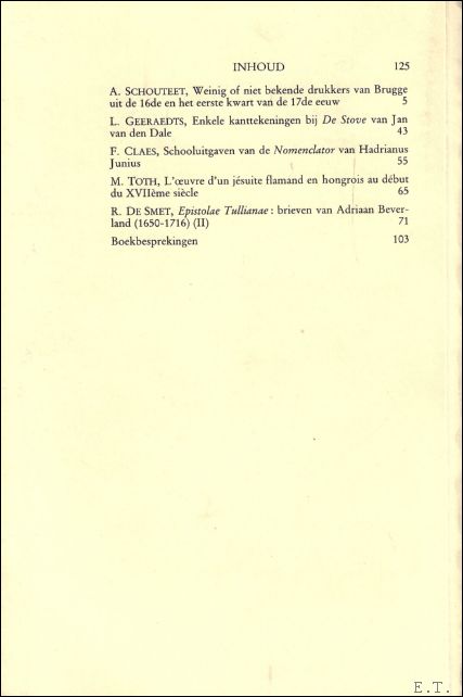 Articles and contributions from The Golden Passer - DE GULDEN PASSER, 65e jaargang, 1987 , bulletin van de vereeniging der Antwerpse Bibliophielen The Golden Compasses.