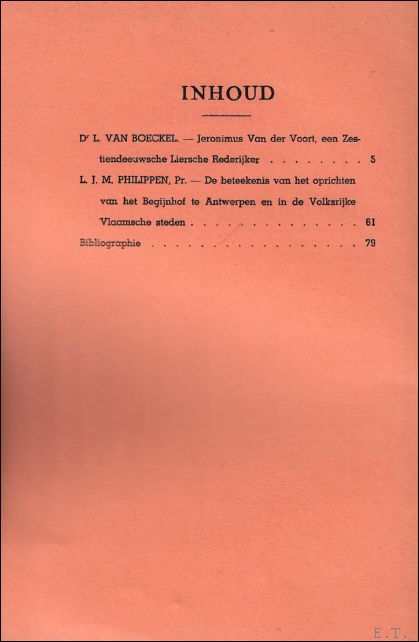 N/A. - TIJDSCHRIFT VOOR GESCHIEDENIS EN FOLKLORE. 6e jaargang - 1e -2e afl - blz 80