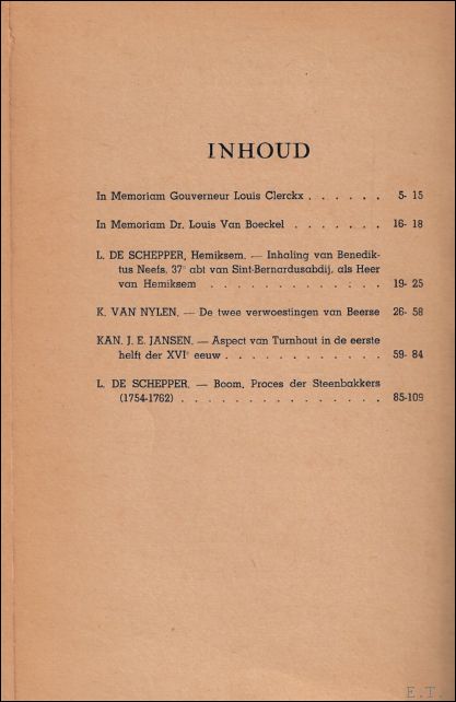 N/A. - TIJDSCHRIFT VOOR GESCHIEDENIS EN FOLKLORE. 8e jaargang - blz 109