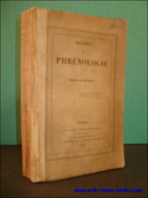 LE ROUSSEAU, JULIEN. - Notions de phrenologie.