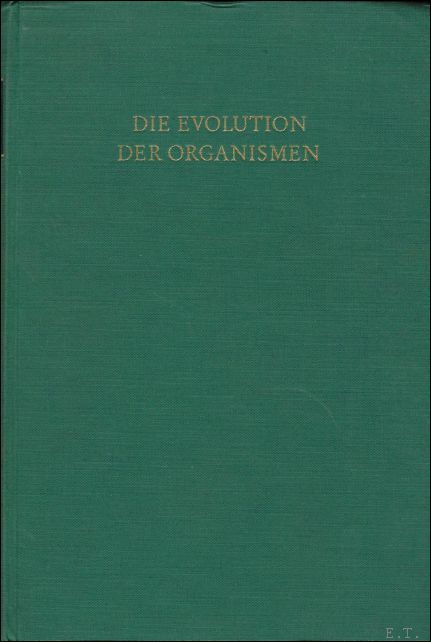 HERBERER, GERHARD. - DIE EVOLUTION DER ORGANISMEN.
