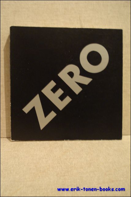 CATALOGUS.Wim van Mulders (inleiding) - ZERO INTERNATIONAL ANTWERPEN. NUL/Zero; - Kroniek van Zero - Zero International Antwerpen. Retrospectieve Tentoonstelling - 1979